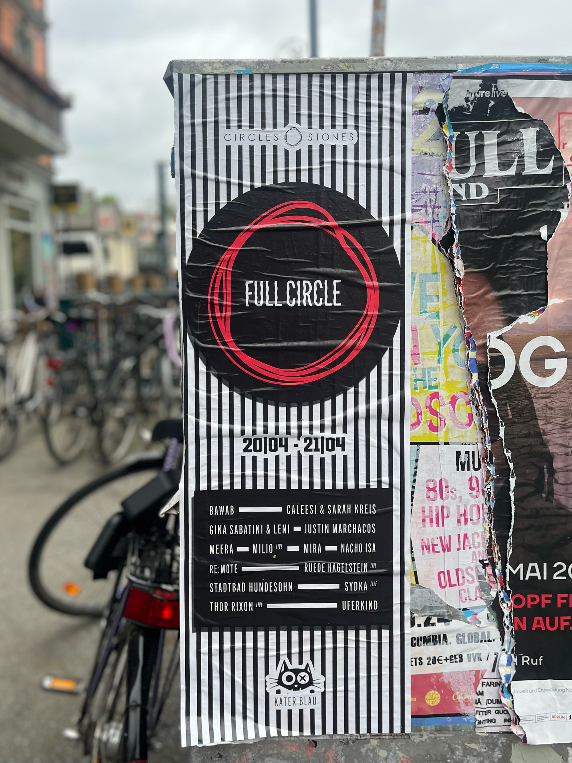 Circles & Stones Full Circle Event Design Poster in Berlin - Sarah Kreis Design